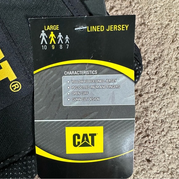 CAT Lined Work Gloves - Picture 2 of 3